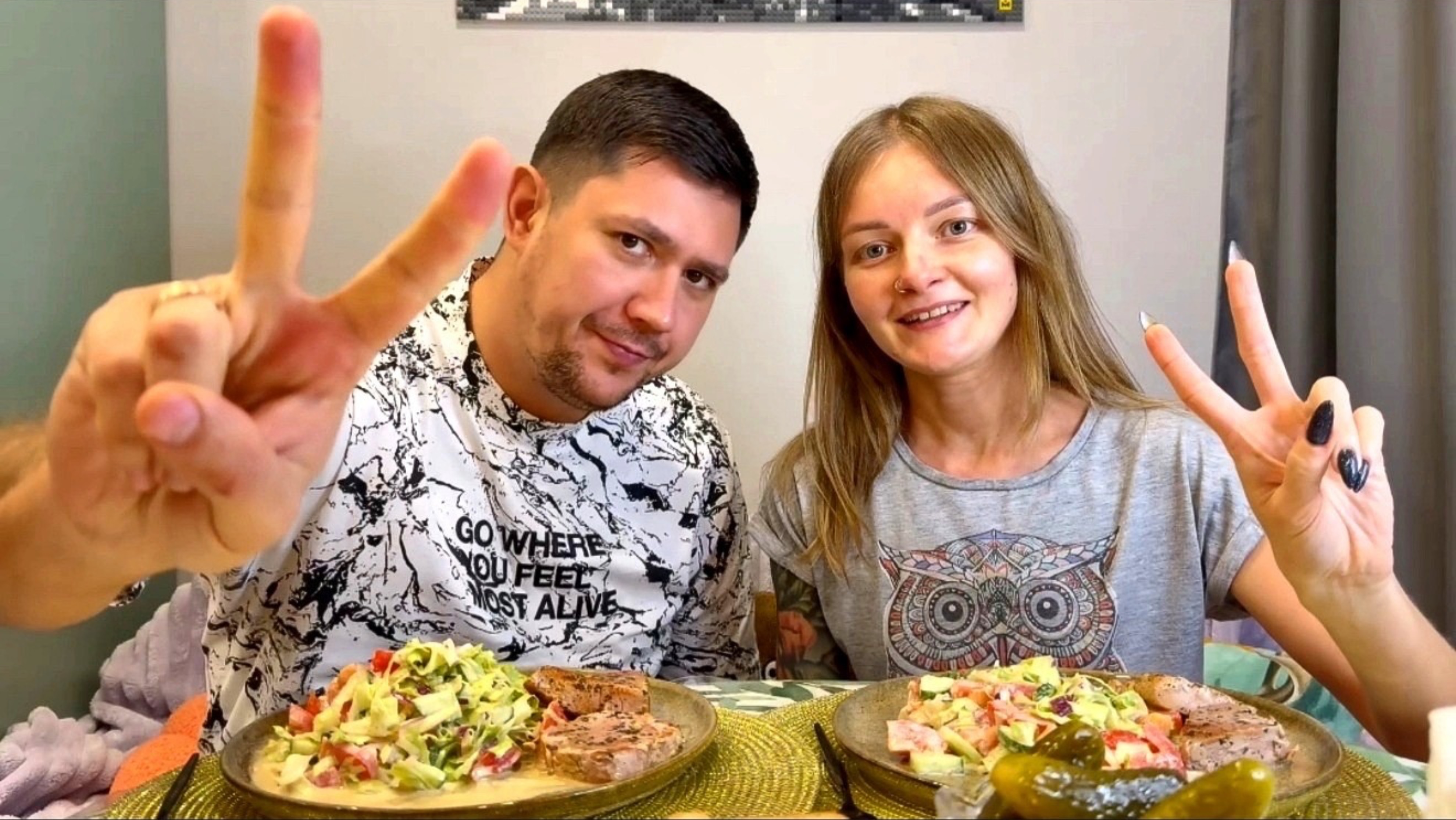 МУКБАНГ🩵Легкий ужин🥗🐟снимаем на камеру Айфона 16 pro max🔥