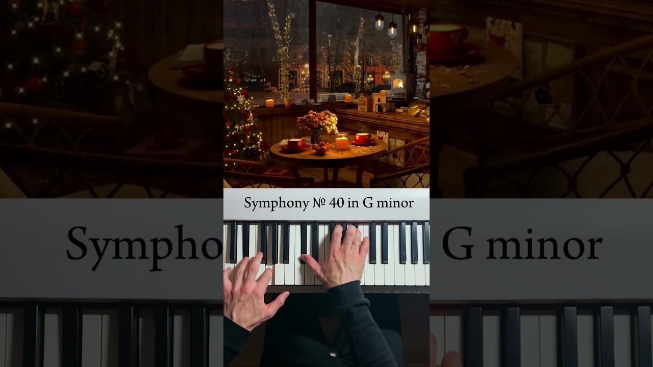 Symphony No. 40 in G minor #piano #pianist