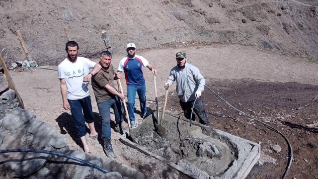 Строительство къулгlа в кладбище