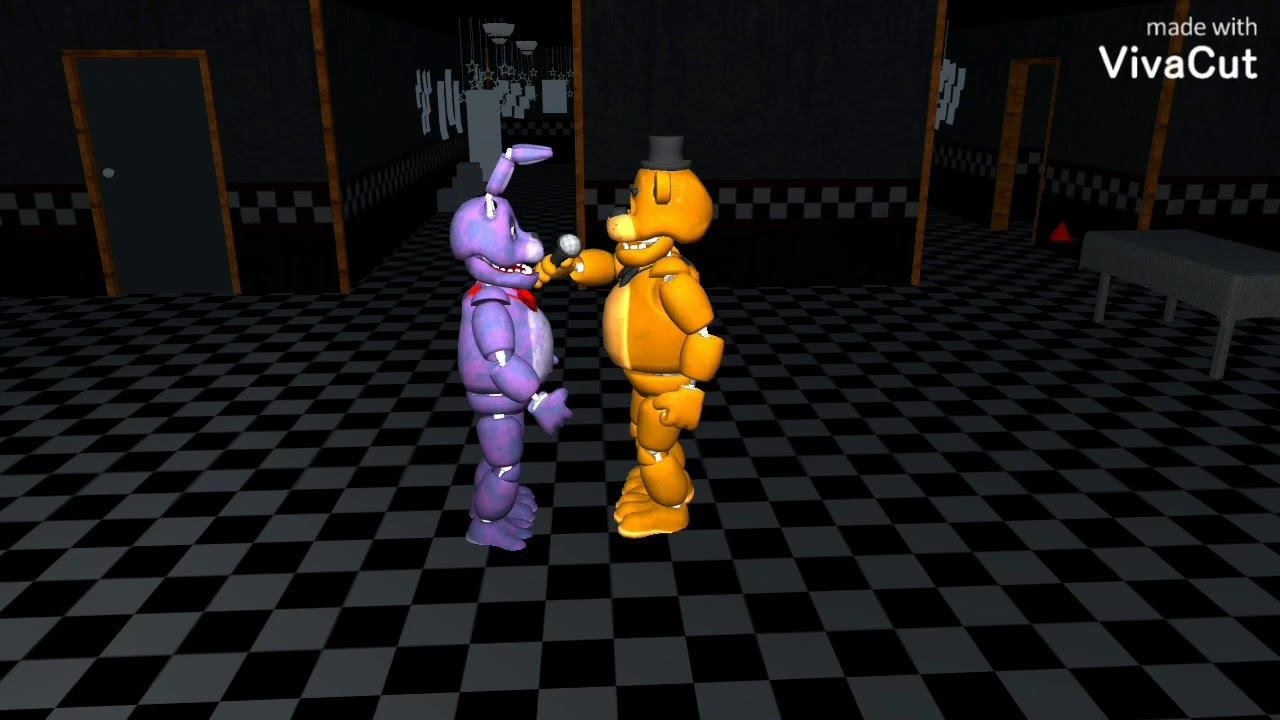 Fnaf анимация битва Бонни и Фредди