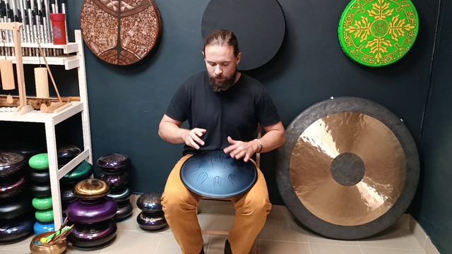 Глюкофон Orion Drum 39 cm  / D Celtic minor / Хэппи-драм / Tank drum / Happy-drum / shamanic.moscow