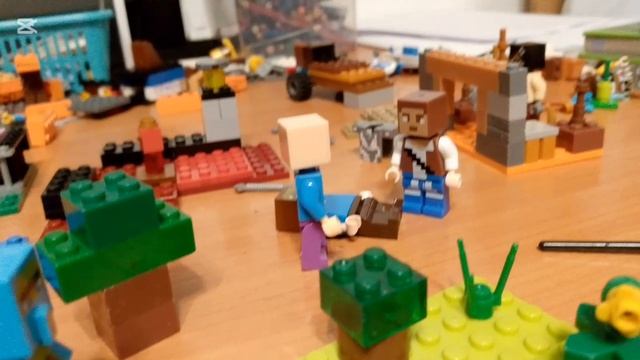 выживание в Lego Minecraft часть 2