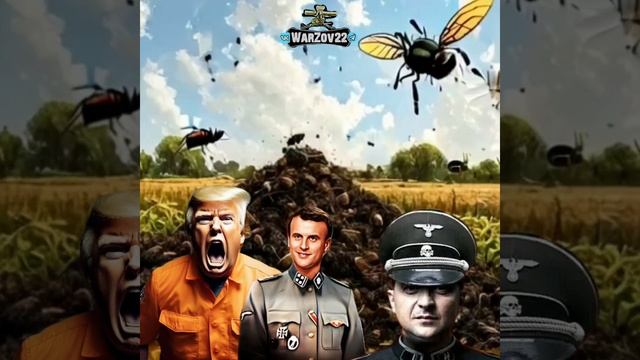 СМИ В Париже началась трехсторонняя встреча Трампа, Макрона и Просроченного.