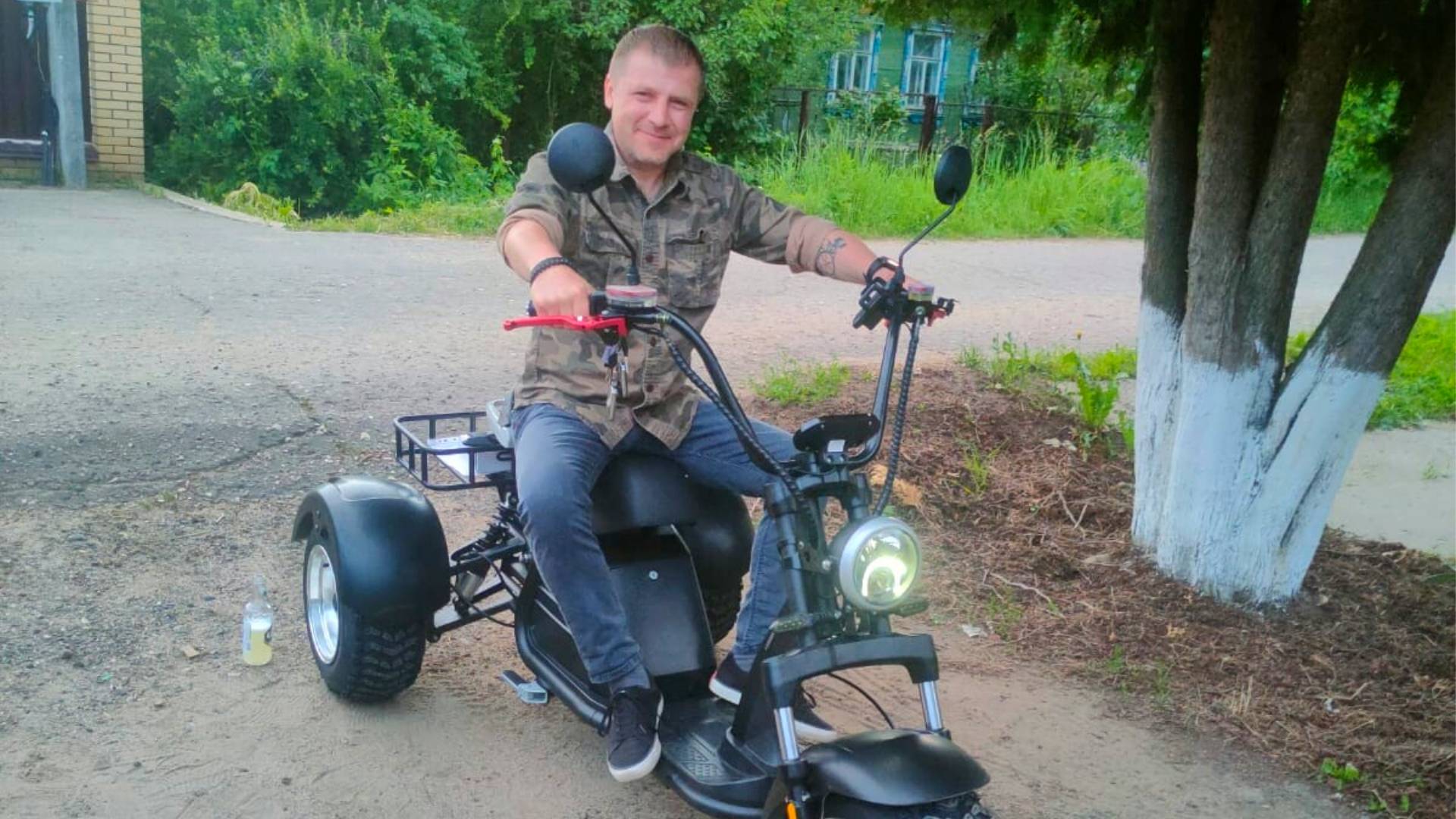 Электроскутер трехколесный IKINGI M 6 PRO Trike