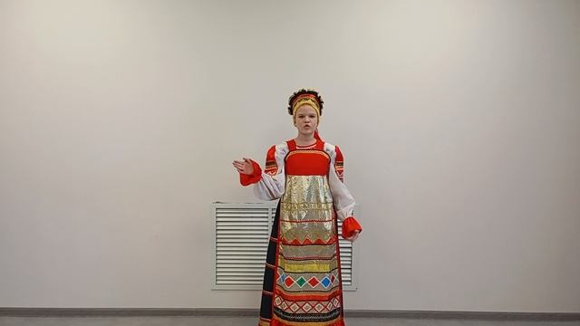 "У ворот вереюшки" Князева