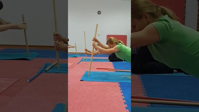 Пилатес с гимнастикой палкой/ здоровая спина