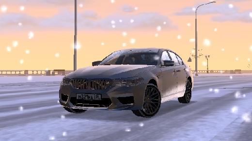 Хасан на BMW m5 f90 в black russia