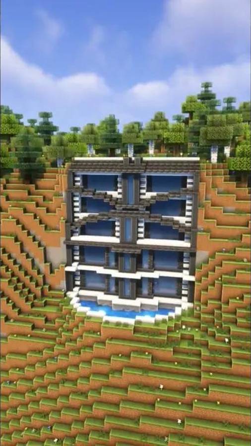 Учебное пособие по Майнкрафту Modern Cliff Mansion Timelapse 🤯

#майнкрафт #игры #minecraft