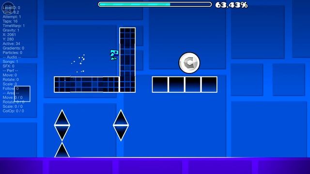 Я прошел свой невозможный уровень от самого меня. / Geometry dash