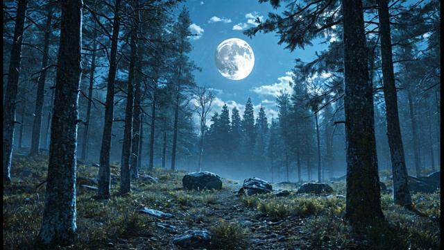 Музыка для медитации.Ночной лес.