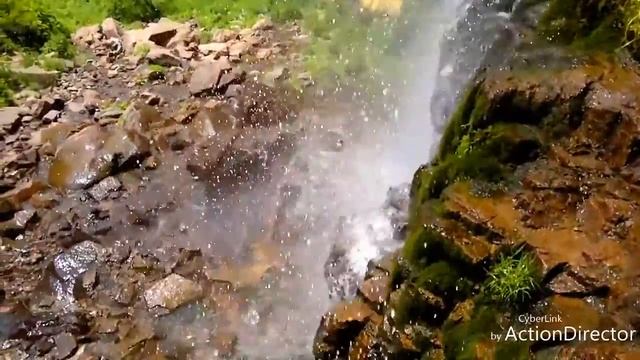 Бутаковский водопад 25м в горах 07-12-2024