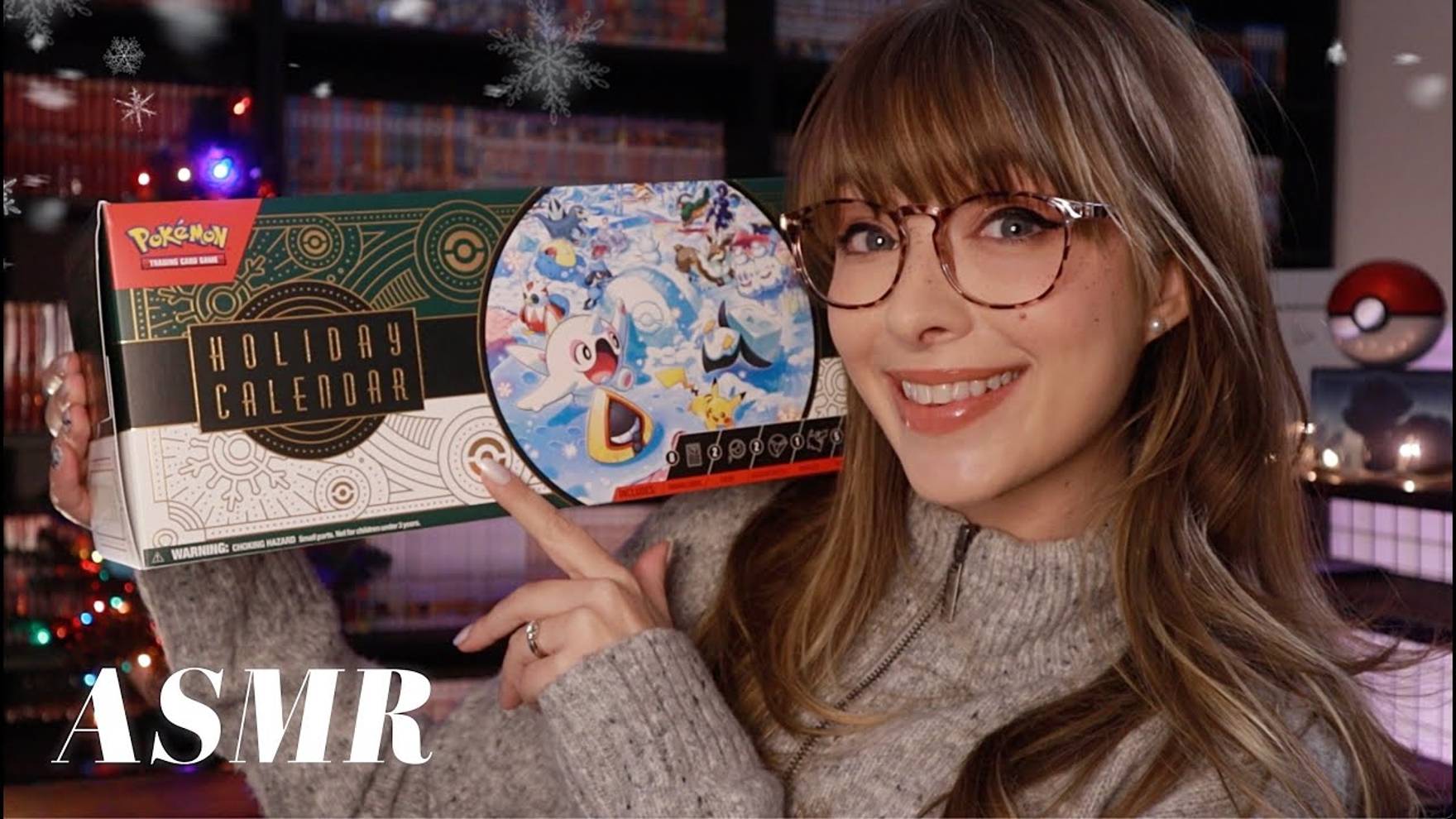 [Rainessa ASMR] 📅❄️ Pokémon TCG Advent Calendar! Late Night Card Opening on a Cozy Winter Evening!