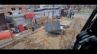 Закрываем лотки, закапываем участок и делаем планировку!