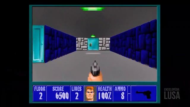 Wolfenstein 3-D (Demo Gameplay)