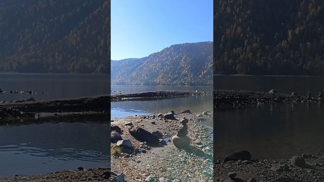 Телецкое озеро осень.
