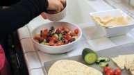 How to make 5 Layer Humus Dip with Donna Spangler and Brittan Taylor