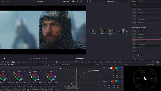 Cinematic Color Grading with Dehancer Pro in Davinci Resolve Кинематографическая цветокоррекция