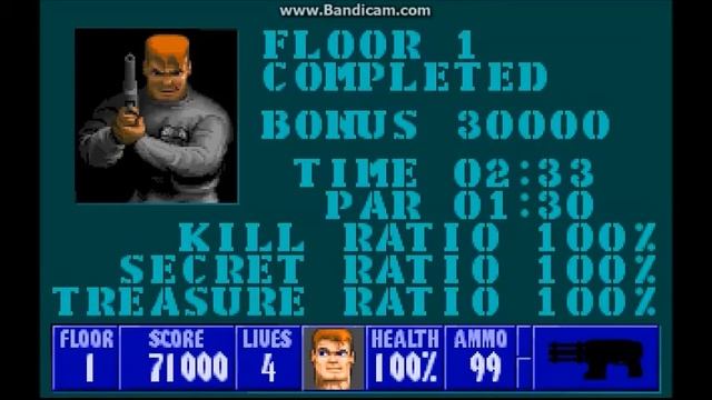 Wolfenstein 3D - Episode 2 Floor 1
