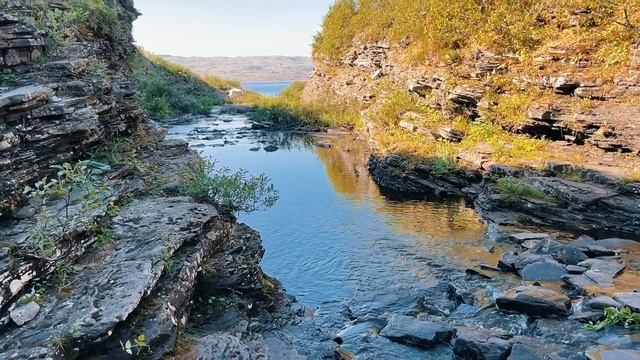 Север-2024. 10. Водопад на п-ове Средний