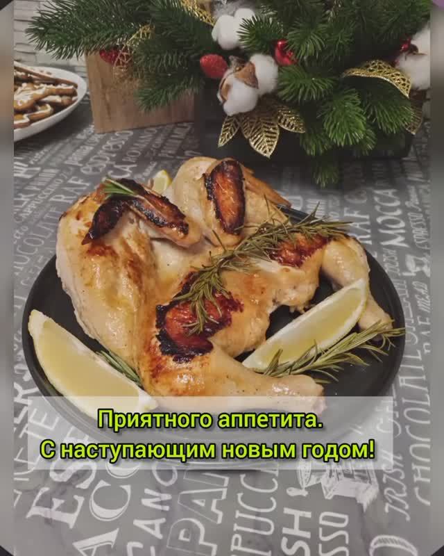 Жареная курица в ананасовом маринаде