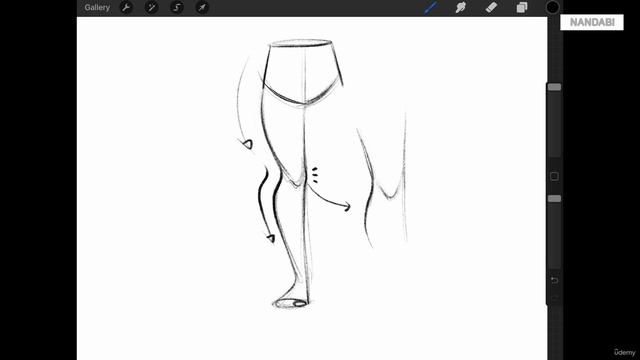 36 - How to draw legs