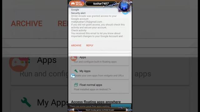 Watch me stream Floating Apps on Omlet Arcade!