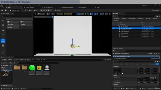 21 -3D Cursor BP - Fix Bugs