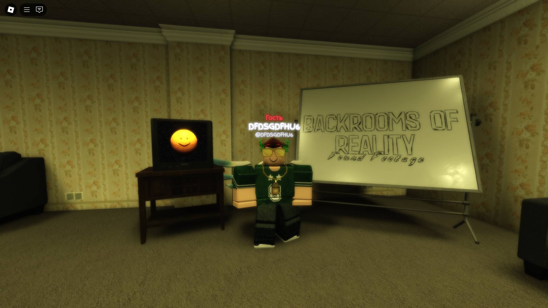 Закулисные комнаты в Roblox прохождение часть 2 хоррор!