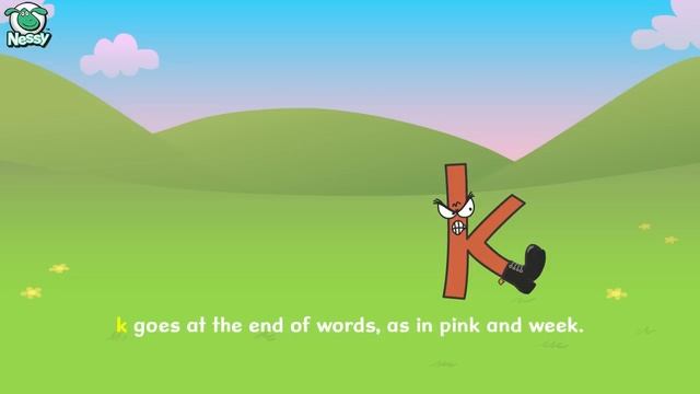 Nessy Spelling Strategy _ Cuddly C and Kicking K _ Learn to Spell