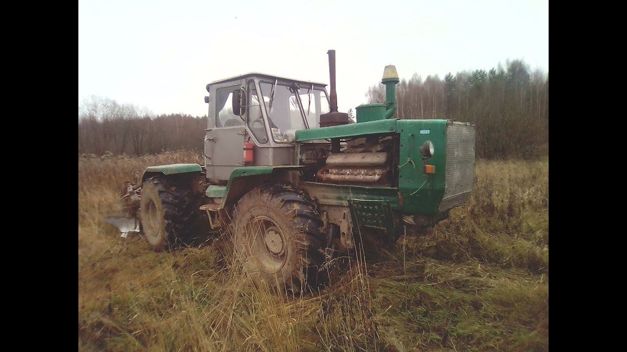 ямз 238 на т 150 и вспашка.пахота зяби осеняя обработка почвы