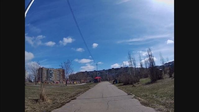 Велопрогулка по Ленинскому району парк Солнечный Саратова 07 апреля 2024 года 5 часть