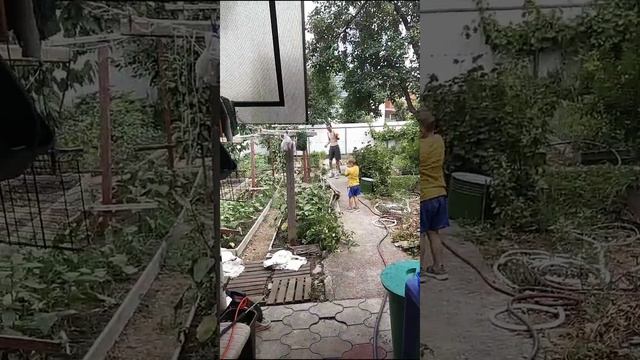 Малыш Дюша и  стрелялки родителей