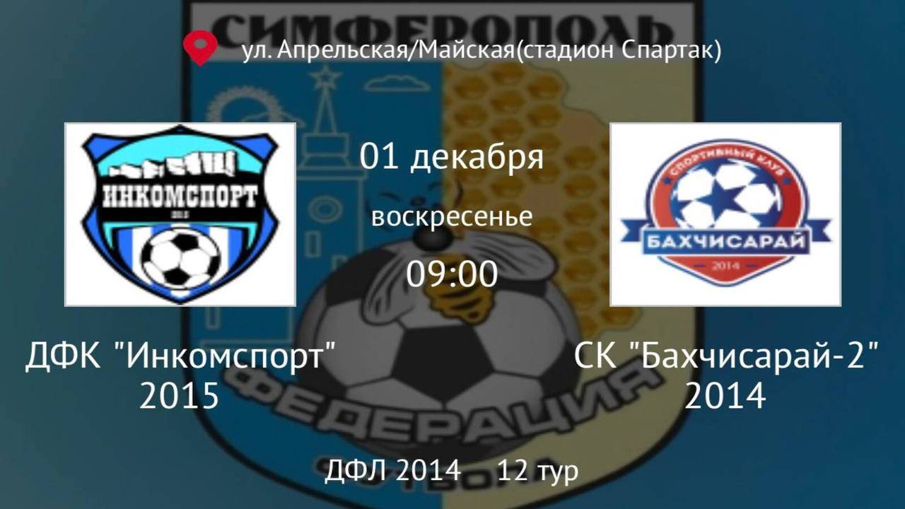 ДФК Инкомспорт 2015 vs СК Бахчисрай 2