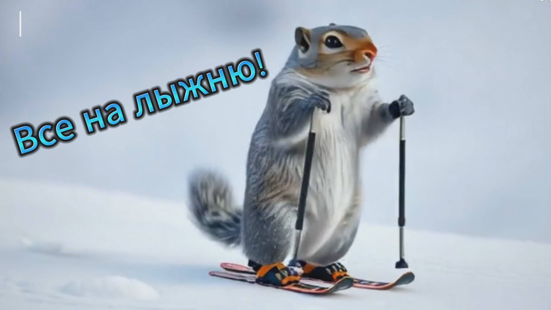 Лыжные приключения Хомы и Суслика.