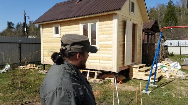 Отзыв о строительстве бани на заказ из сухого профилированного бруса камерной сушки