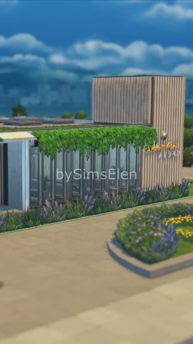 Ресторан в Сан-Секвойе l скачать 👉🏻 Boosty @SimsElen #sims4 #nocc #sims4build #shorts