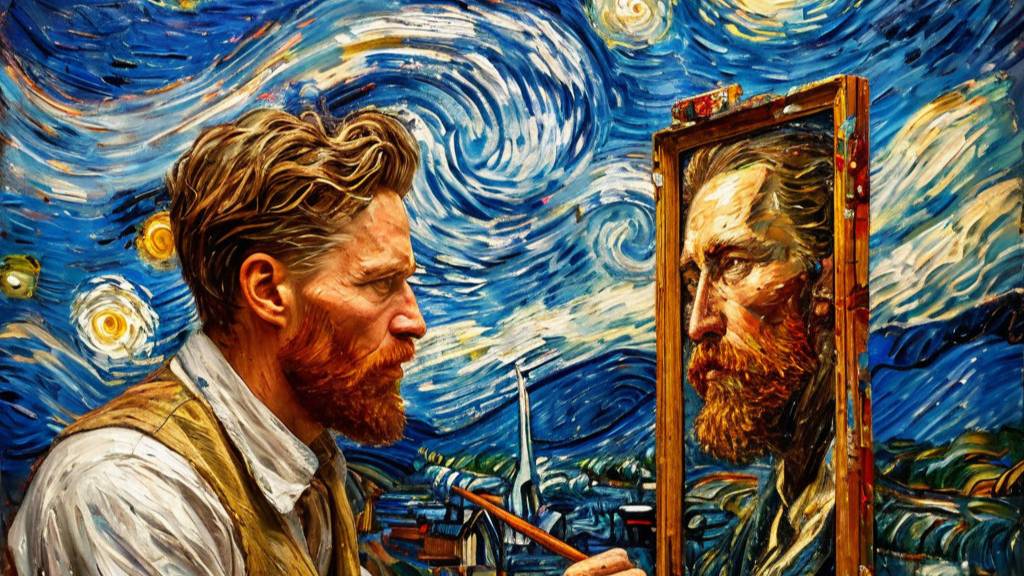 Винсент Ван Гог. Сгенерировано в Шедевруме