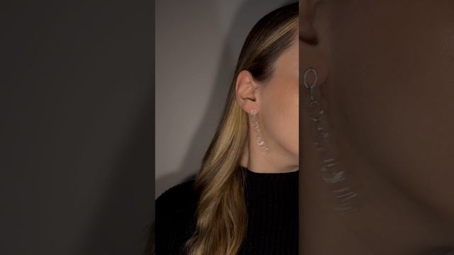 Серьги-цепи