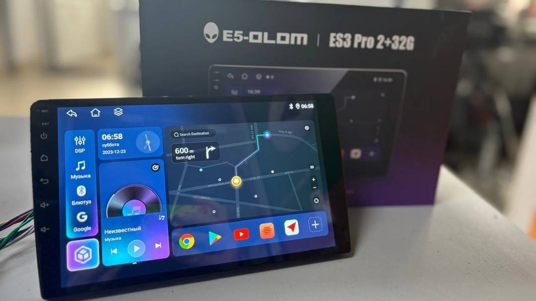 НОВАЯ Автомагнитола 2Din 9" E5-Olom ES3 Pro. 4*35Вт