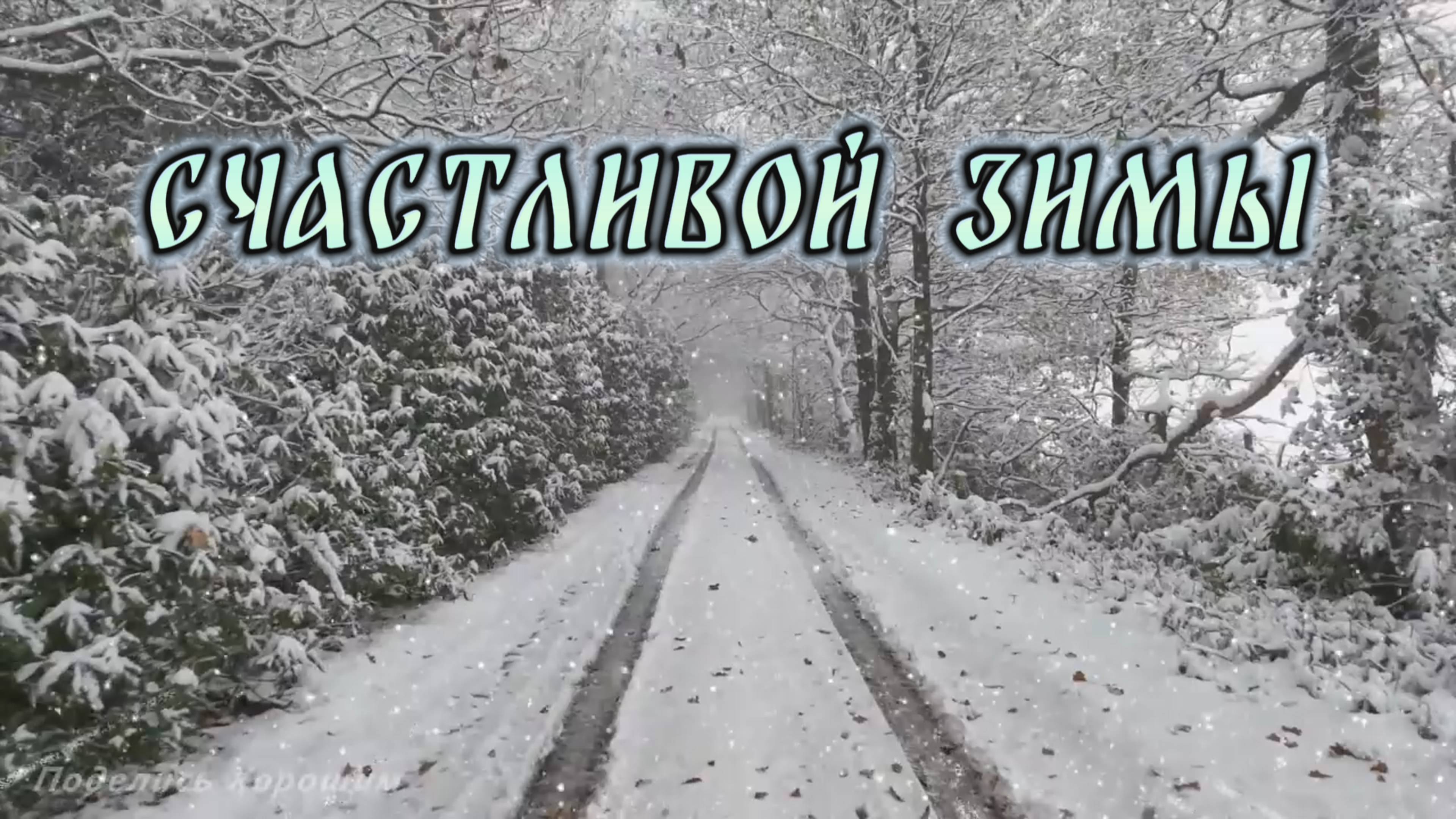 Счастливой Зимы! Музыкальная открытка ❄❄❄