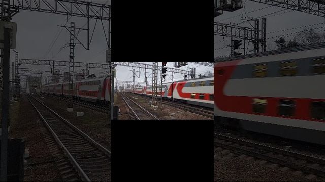 быстро и звонко, ЭП20 с двухэтажным из Самары
