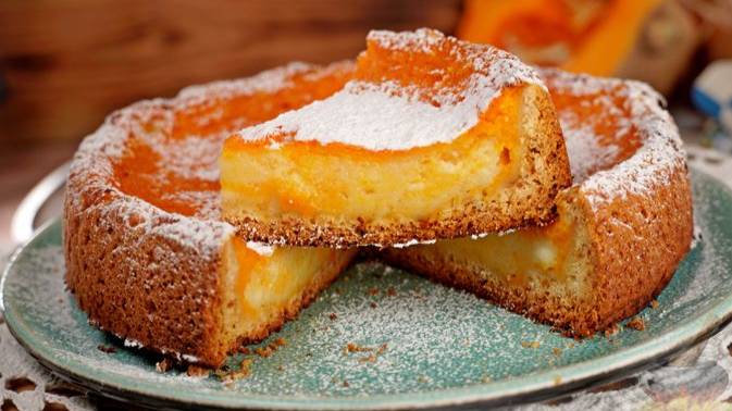 Тыквенно-творожная начинка на песочной основе. ТЫКВЕННО-ТВОРОЖНЫЙ ТАРТ