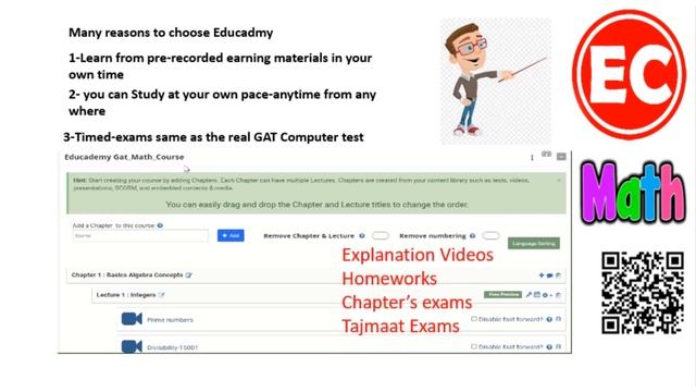 GAT Math course