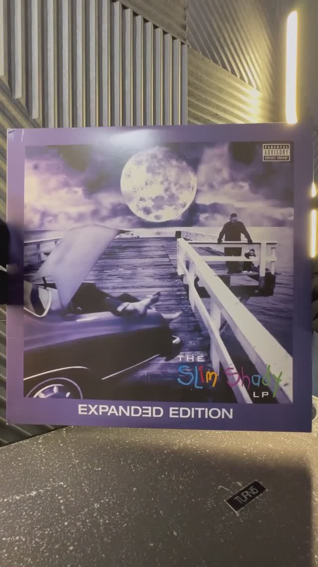 Eminem - The Slim Shady LP #винил #vinylrecords #eminem #d12 #drdre #rap #music #unboxing #stan