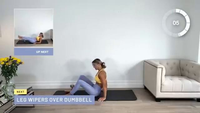 15 Min DUMBBELL ABS WORKOUT at Home _ Follow Along No Repeat