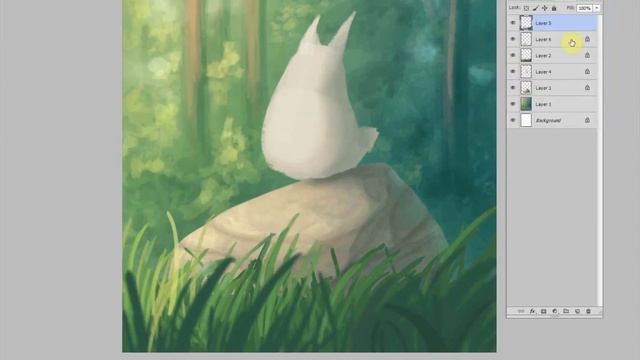 Chibi Totoro - [Speedpaint]
