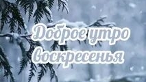 День  воскресный зимний! Утро...
