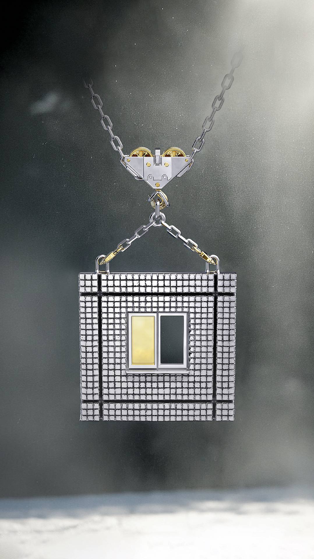 Подвеска в виде железобетонной панели