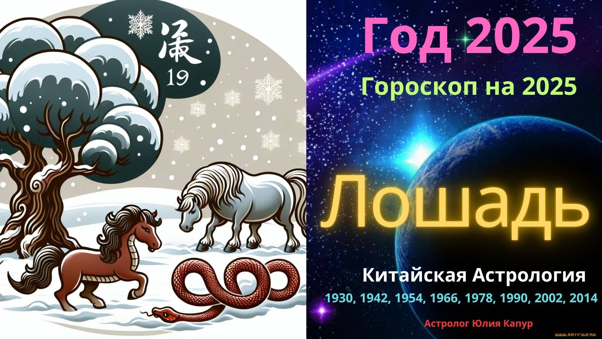 Лошадь! Гороскоп на 2025 год! от Юлии Капур