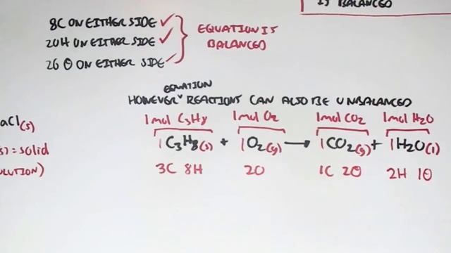 Chemistry Revision VI - Stoichiometry Balancing Equation